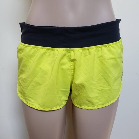 REEBOK Lime Green Athletic Shorts - Picture 1 of 8